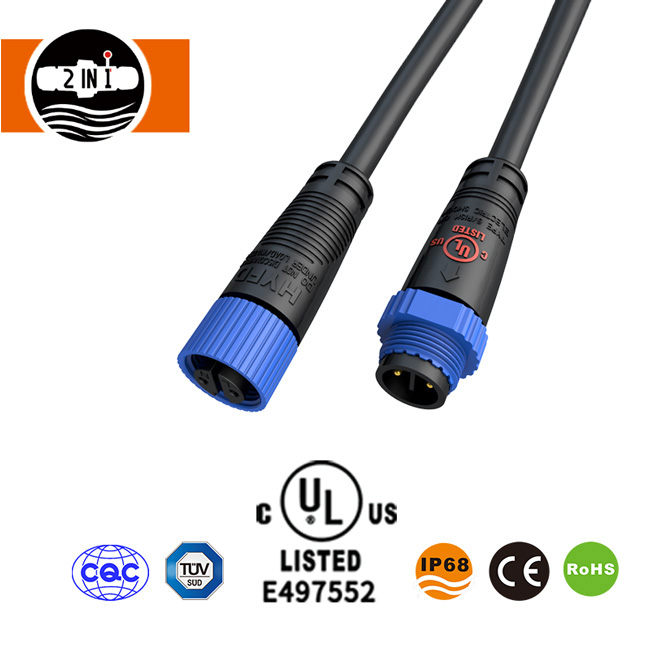The brief introduction to UL M15 Waterproof Male Female Connector
