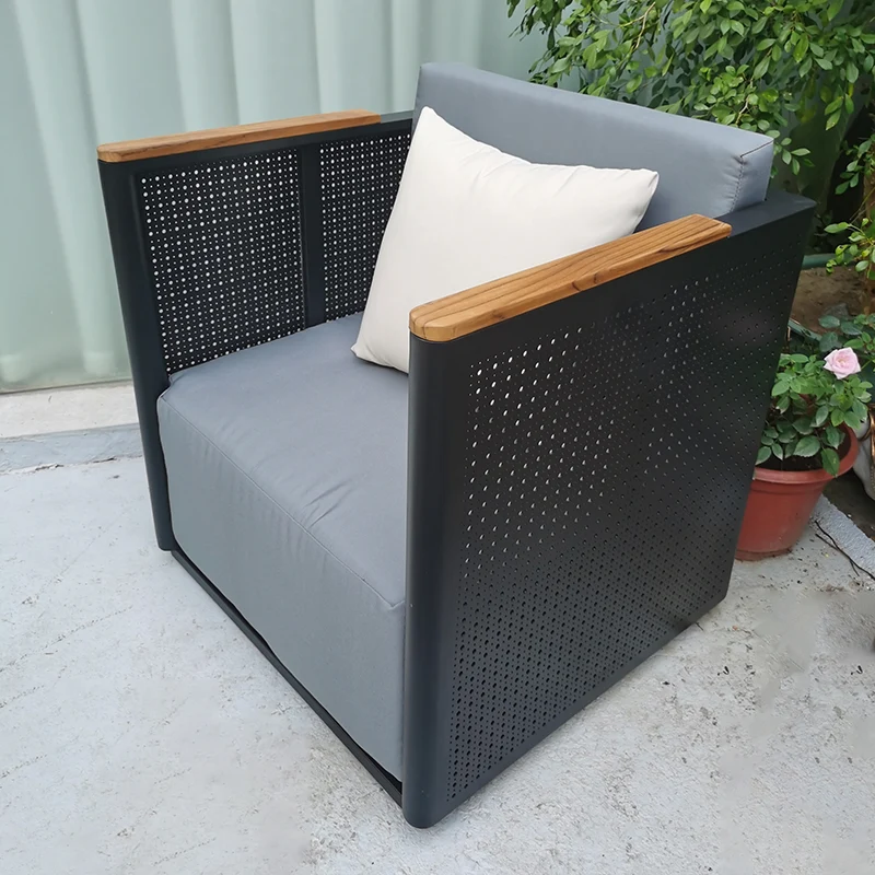 How to Choose the Best Modern Outdoor Aluminum Frame Teak Armrest Sofa
