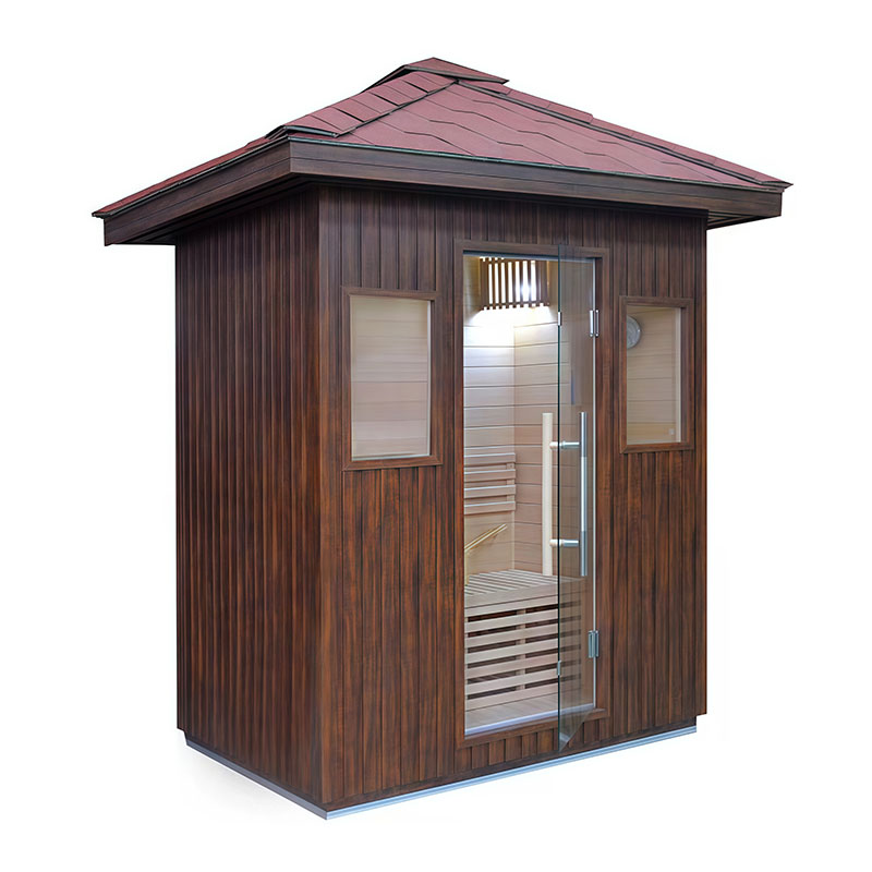 Experience Wellness in Nature with the Outdoor Wooden Sauna